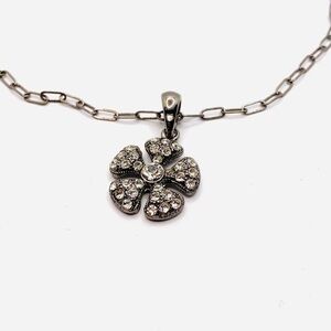 Lia Sophia Necklace Flower Pendant 15”+3”